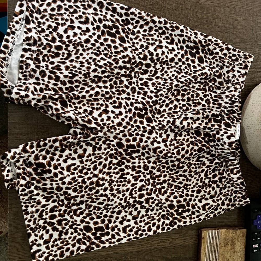Leopard Print Shorts